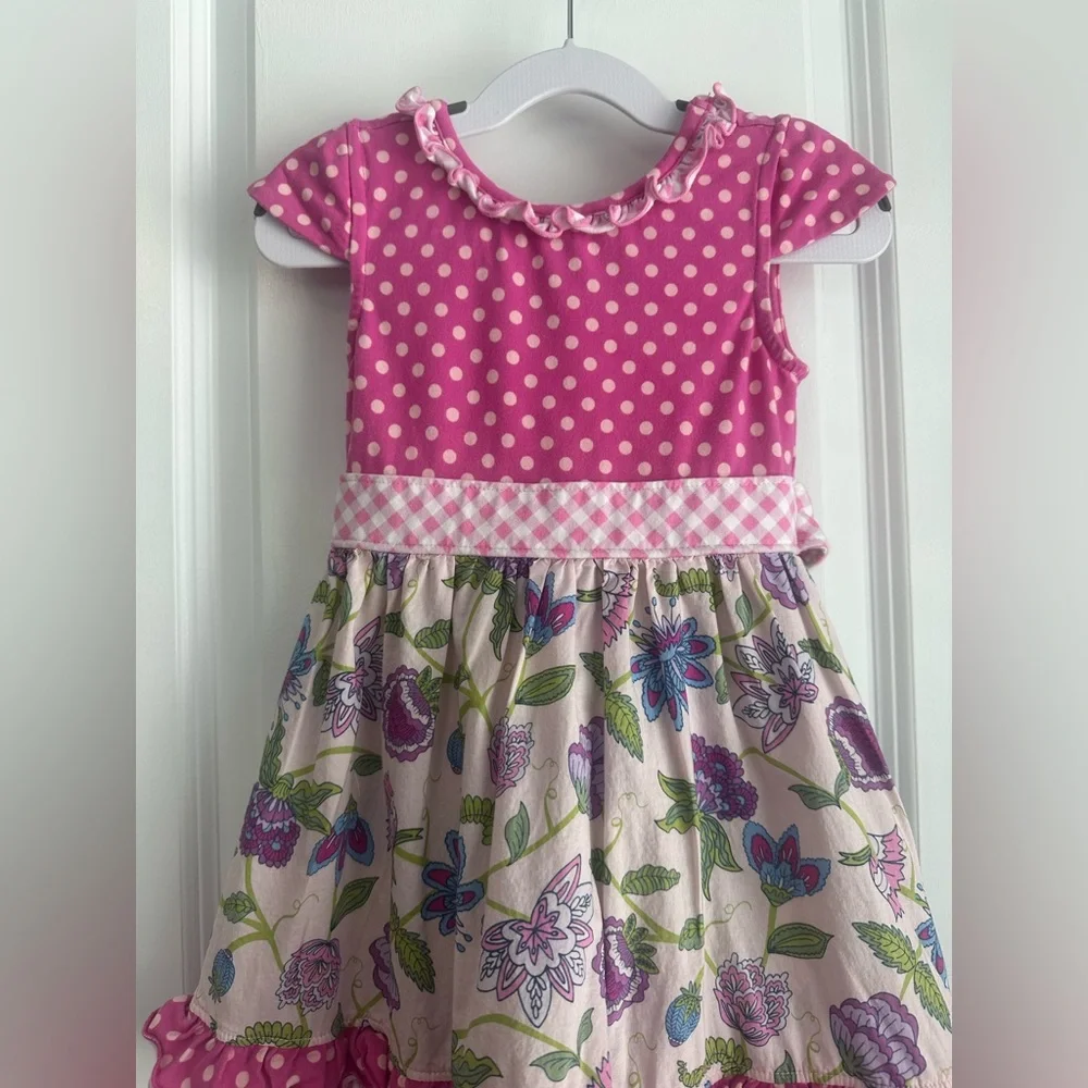 Matilda Jane Girls Brilliant Daydream Dot Dot Dress Size 4
